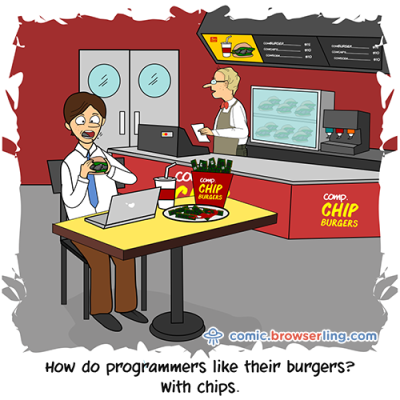 Chips - Jokes about programmers, web development, and web browsers