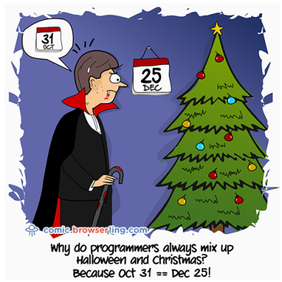Dates - Jokes about programmers, web development, and web browsers