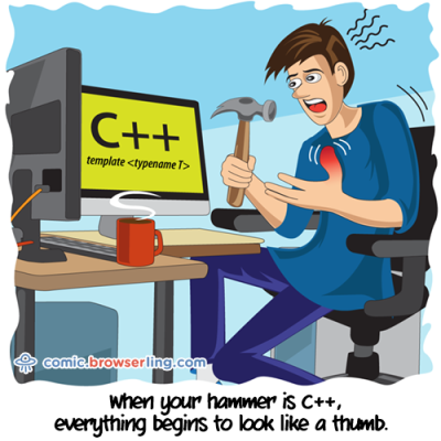Hammer - Jokes about programmers, web development, and web browsers