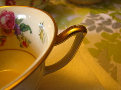 rosy teacup