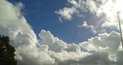 the storm carried in some tremendous clouds!