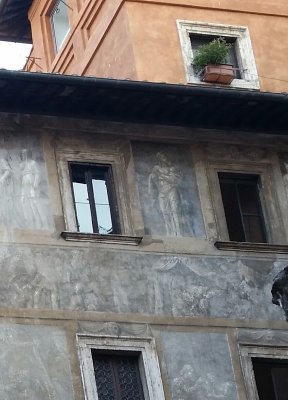 Faded Frescoes in Rome