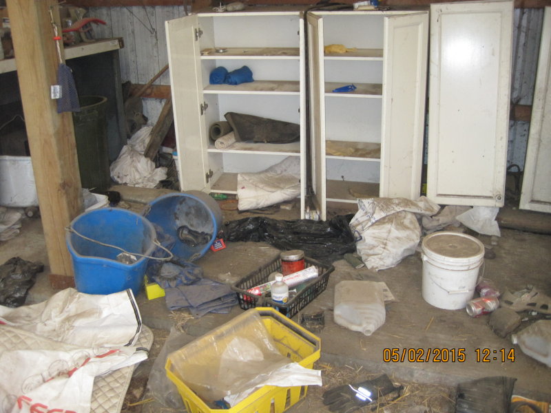 Junk Left in Implement Shed