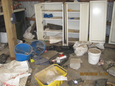 Junk Left in Implement Shed
