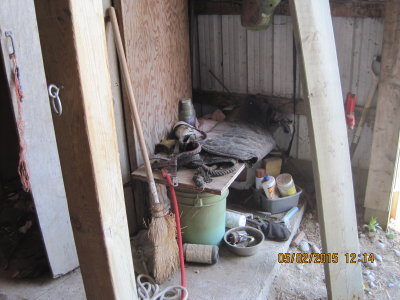 Junk Left in Implement Shed