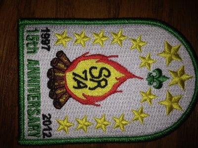 2012 15th ann. section patch