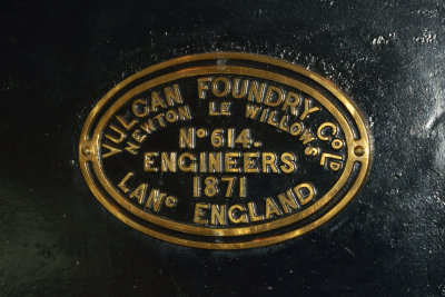 Name Plate of Locomotive No. 1 (Class 150)