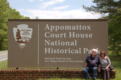 07 Virginia-NPS: Appomattox Court House NHP; Steve & Susan Denson; Fredericksburg  Cemetery and Battlefields NMP;  Shenandoah NP