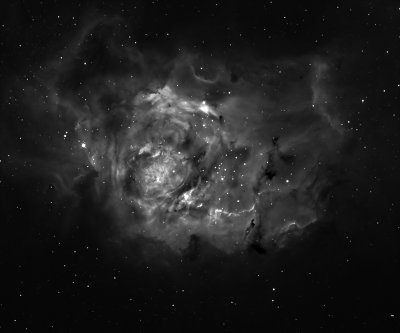 Lagoon Nebula M8 in H-alpha Light