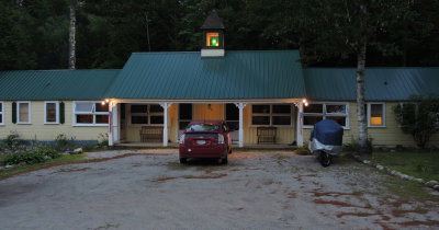 a quiet evening at the Tanglewood cottage