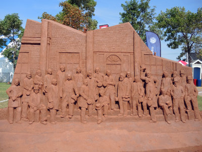 Charlottetown, PEI, sandsculpture