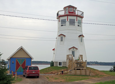 converted lighthouse to cottage... cool