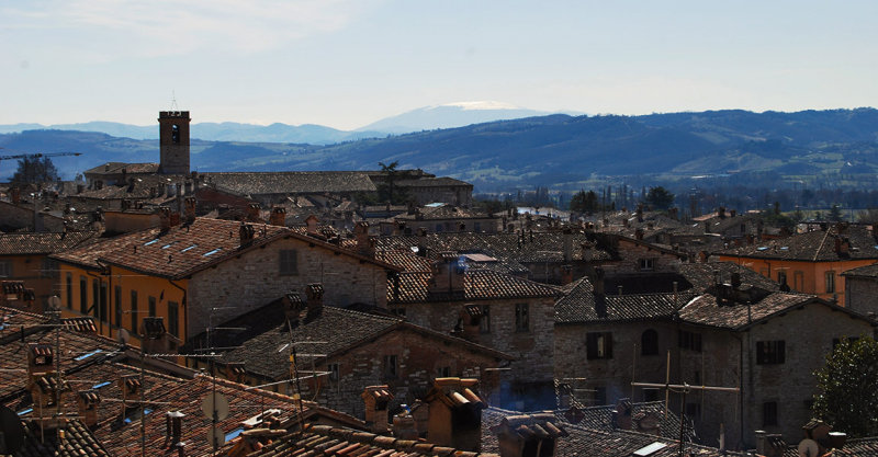 View of Gubbio and Umbrian Country from Piazza Grande6447