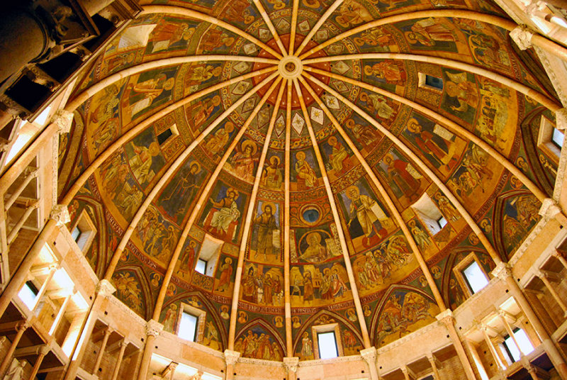 The Ceiling of the Baptistry of Parma 7781