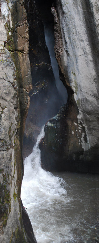 Water Fall at the Head of the Box Canyon