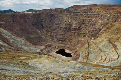 Lavender open pit copper mine - Cochise County, AZ