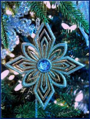 Blue Snowflake