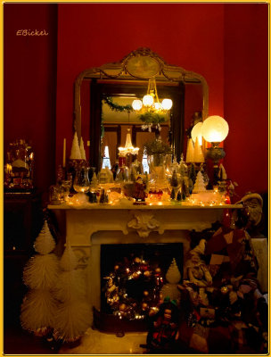 Decorated Fireplace