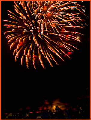 Fireworks Over the Crowd 2014