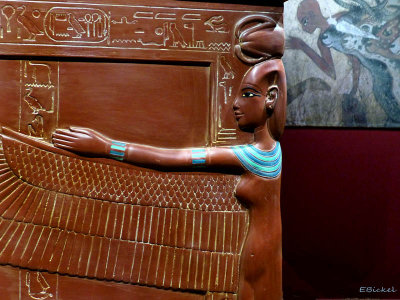 Detail on King Tut's Sarcophagus 
