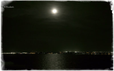 Moonlight over Cozumel 2014