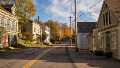 An autumn morning in Granville Ferry, Nova Scotia