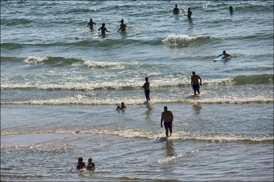 Herzliya Beach in Summer