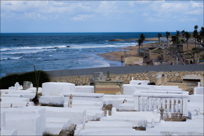 Arab Cemetary overlooking Ha'Aliya Beach