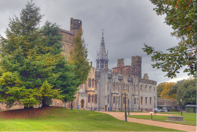 Cardiff Castle apartments.