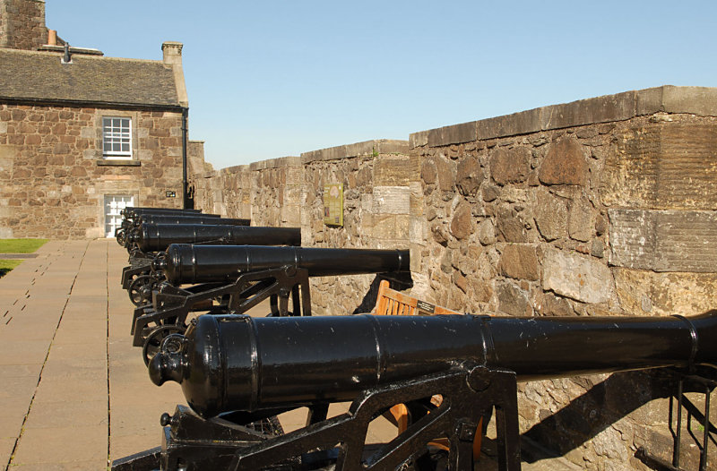Heavy Canons at Stirling Castle.