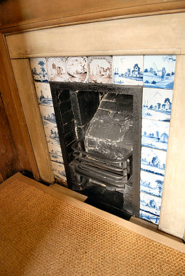 A fireplace in the bathroom, I assume for heat - we have a radiator!