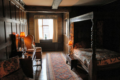 One of the many bedrooms.