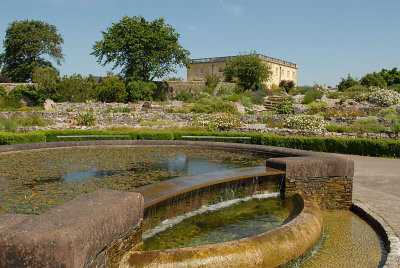 The waterfall at the start of the rill