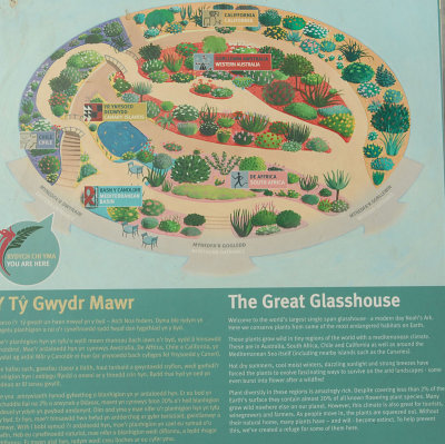 Information sign in the Glass Dome