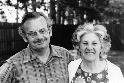 Gerald and Olive Bailey at Cherrytree Grove - Australia circa 1972.