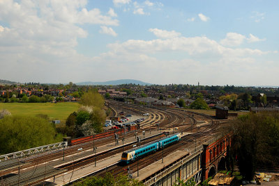 Shrewbury Station.taken from the Castle