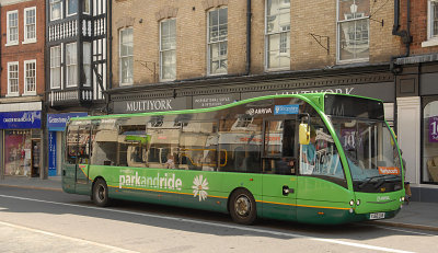 YJ60 LUE at Shrewsbury.