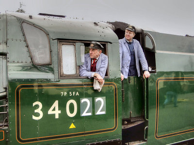 The crew of 34022.