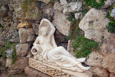 CC011. A statue at the grotto.