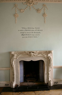 CC032.   The fireplace in large hall - this says it all.