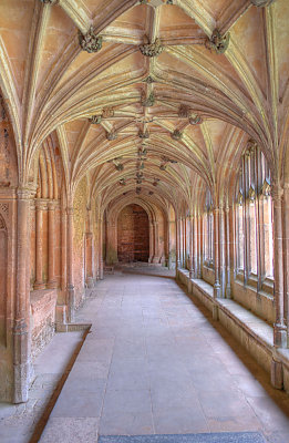 Lacock Abbey cloisters