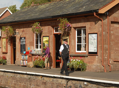 The Station Master at Crowcombe Heathfieild.