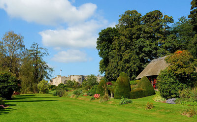 Chirk Castle gardens.