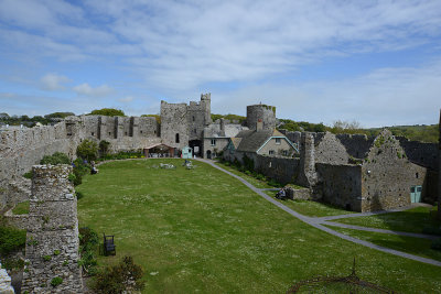 Manorbier Castle.