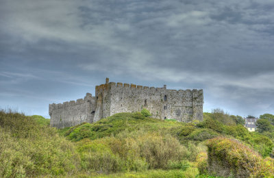 Manorbier Castle.