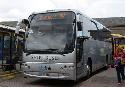 K77 SBL - Inverness Bus station.