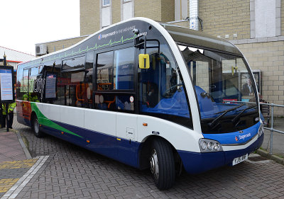 YJ15 AWF - Inverness Bus station.