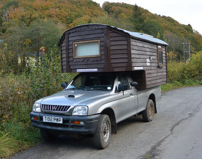 Wooden RV.