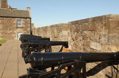 Heavy Canons at Stirling Castle.