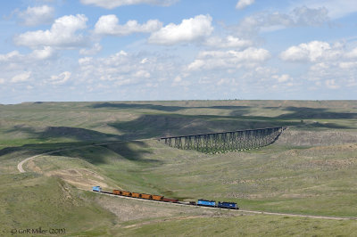 Mile 83.1 Sage Creek from hill